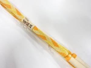 未使用品　正絹　手組帯締め